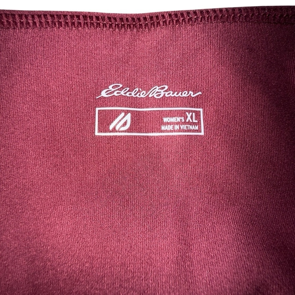 EDDIE BAUER Women’s Trail Tight Capris - High Rise Dark Berry XL - Picture 7 of 12